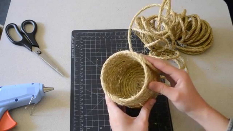 How To Weave A Nautical Rope Basket?