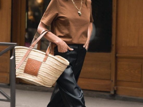 Wear Basket Weave Bag in Fall_1 Wear Basket Weave Bag in Fall_1