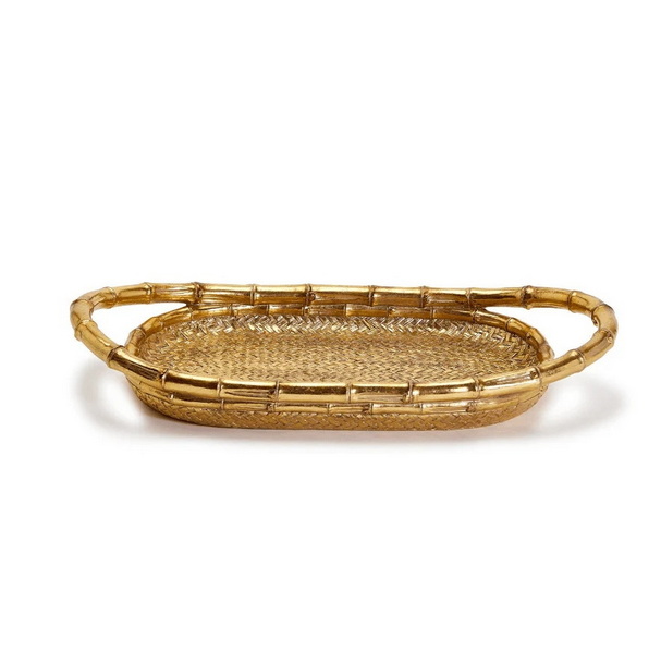 Gold Bamboo Tray Gold Bamboo Tray