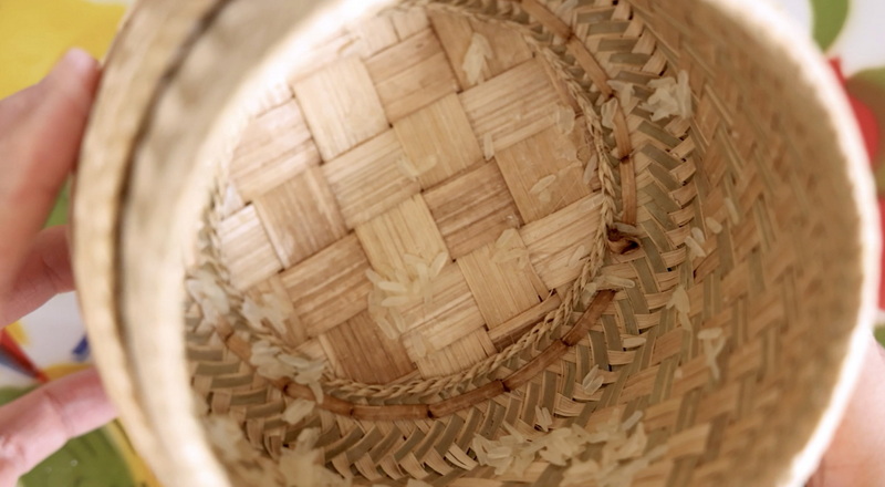 Round Wicker Steamer Basket Round Wicker Steamer Basket