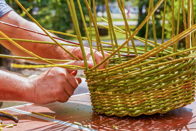 Square Willow Basket_1