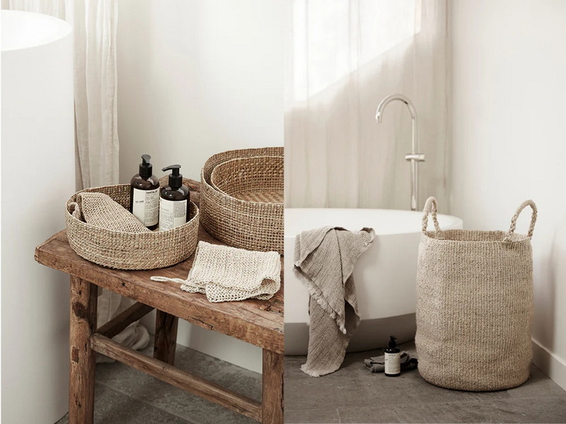 How To Style A Small Woven Basket with Lid for Your Bathroom?