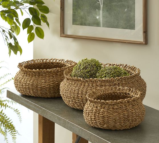 pottery barn seagrass basket_1