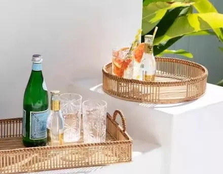 How To Style A Long Bamboo Tray for Your Home