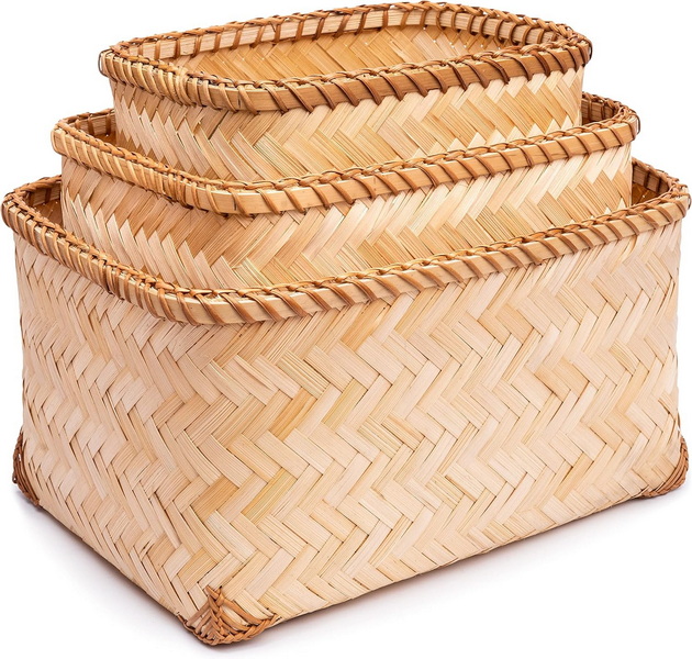 Handcrafted Woven Tray Basket Manufacturers Japan