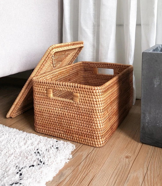 extra large rectangular woven basket_3