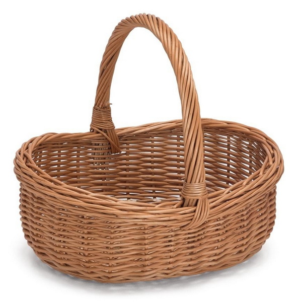 Can a Large Woven Basket with Handle Be Used for Laundry, Toys, and More?