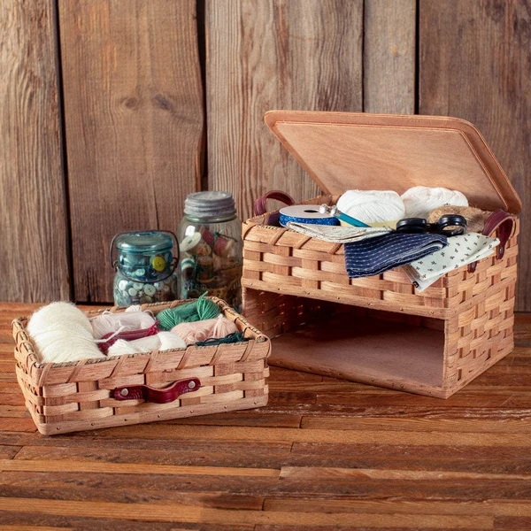 How To Make A Wicker Sewing Basket?