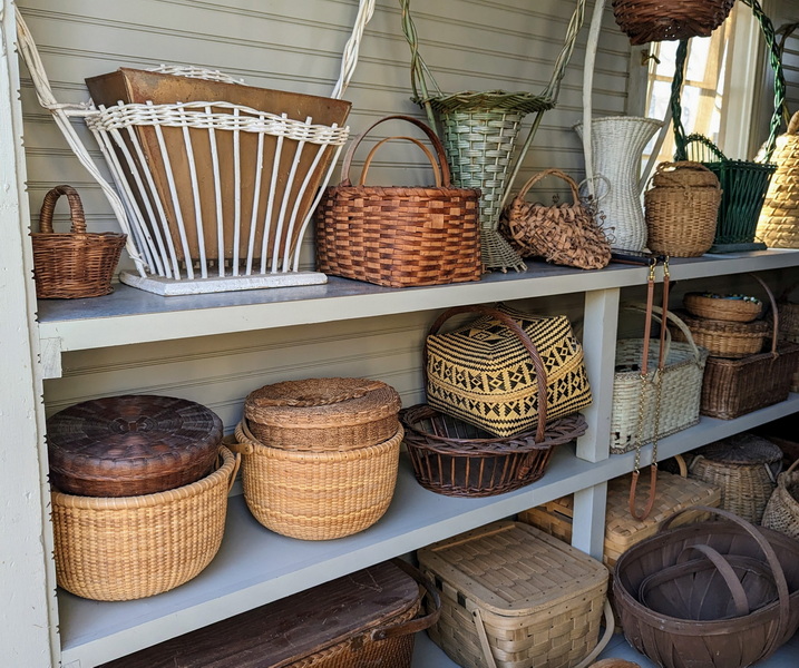 Store Wicker Baskets in My Garage