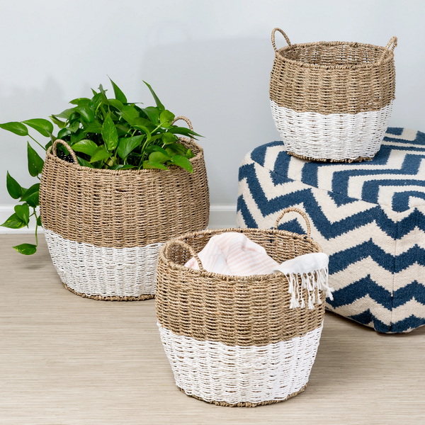 round seagrass basket_5