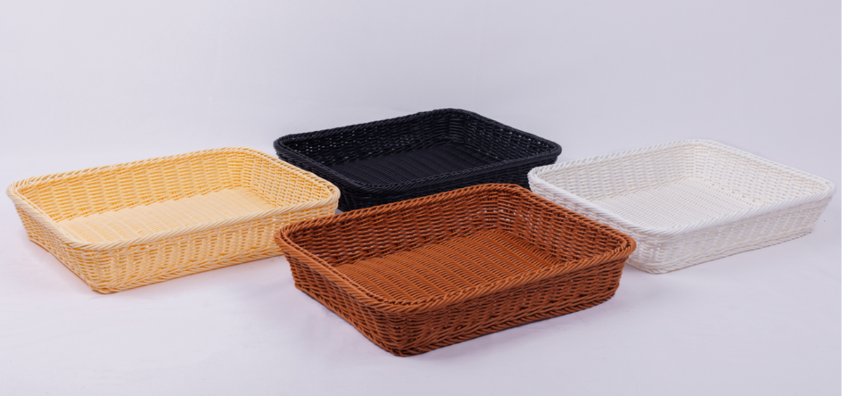 Polypropylene woven basket