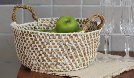Round Hemp Basket