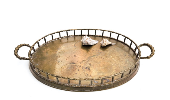 How To Style A Brass Bamboo Tray In Your Home?