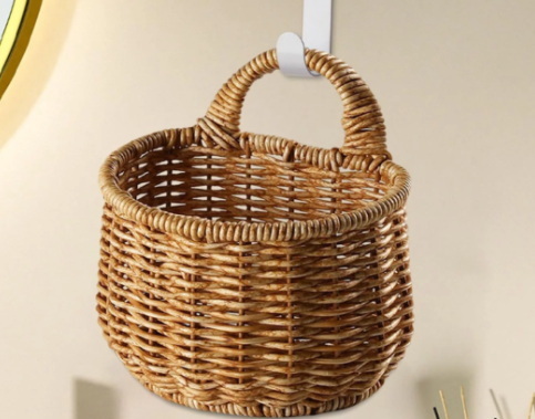 How To Mount A Wicker Basket?