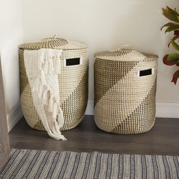 Why Should I Choose A West African Handmade Grass Recycled Plastic Lidded Basket for My Home?