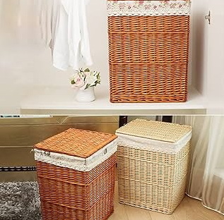 Natural Fiber Laundry Basket