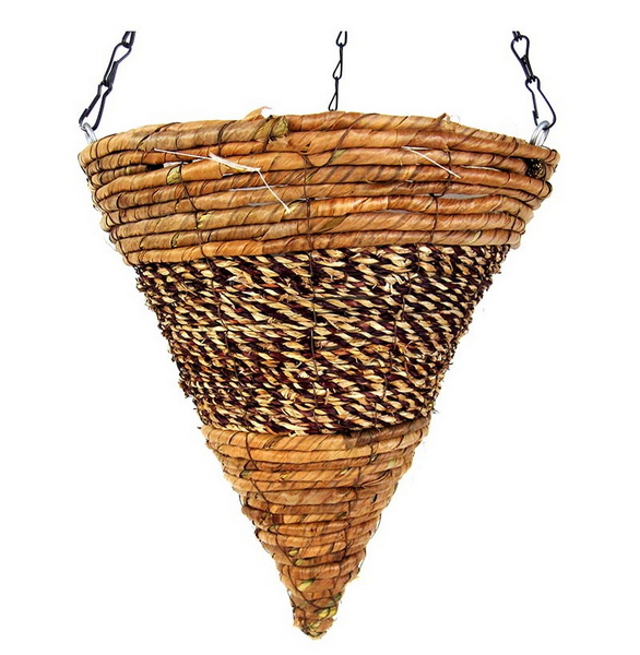 How To Make Cone Woven Basket?
