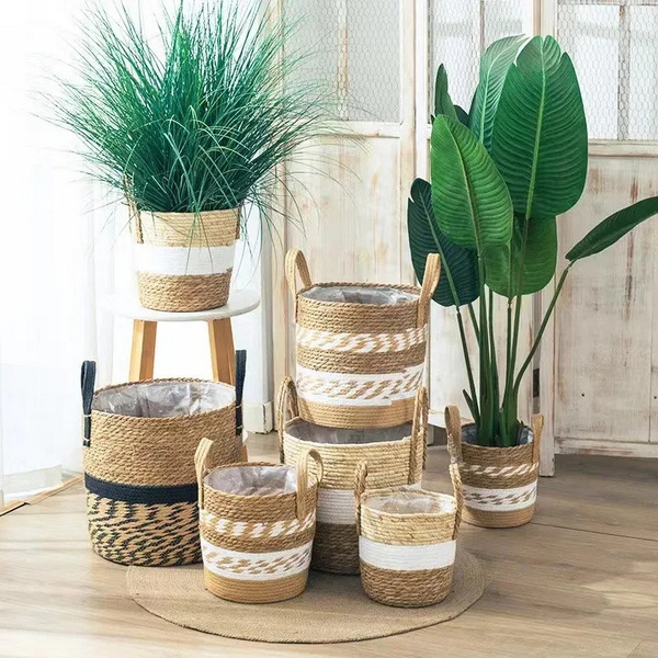seagrass basket planter_2
