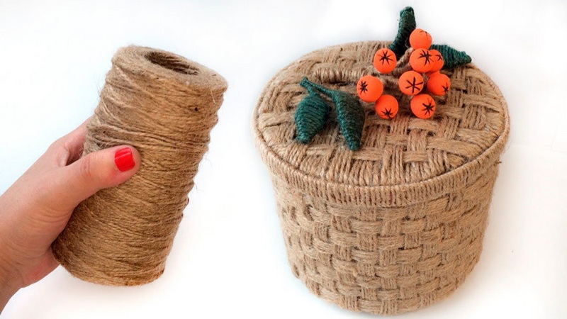 How To Weave A Basket with String?