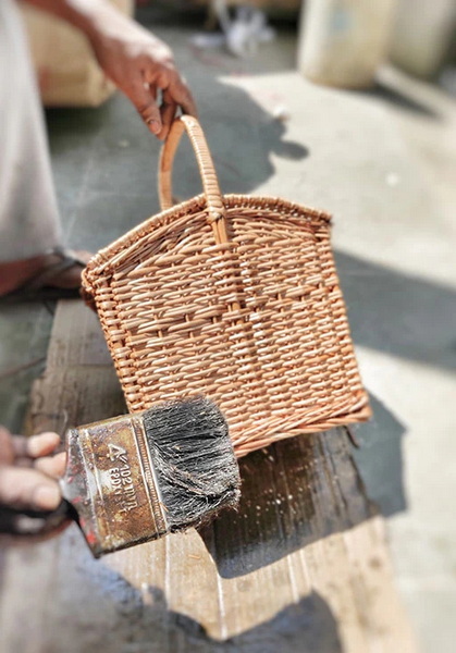 can wicker baskets get wet_1