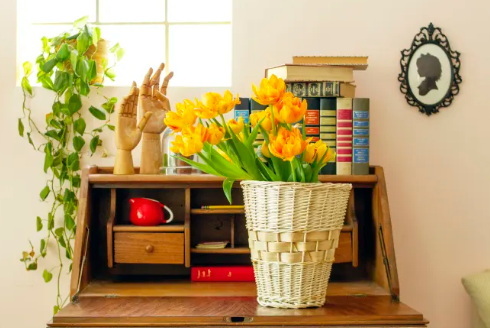 Outdoor Wicker Basket