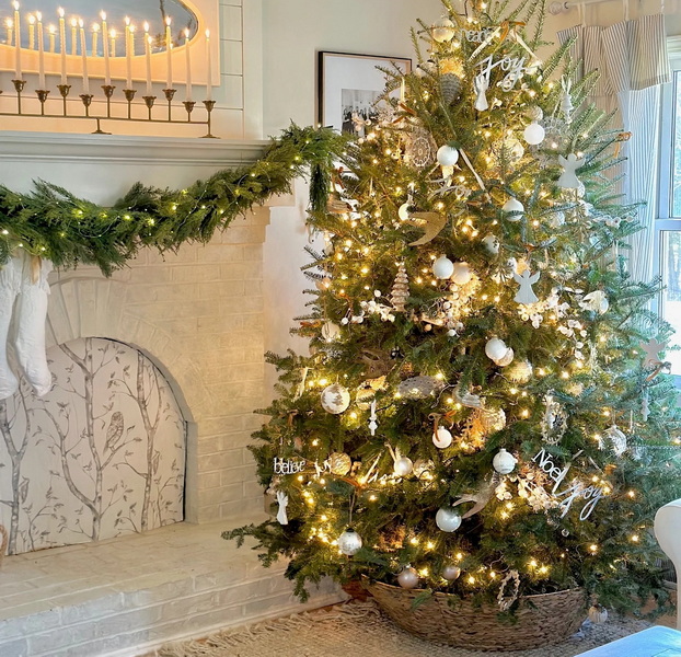 Do Basket Weave on Christmas Tree_2