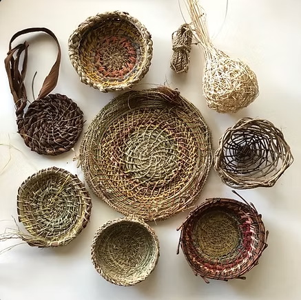 how to basket weave material