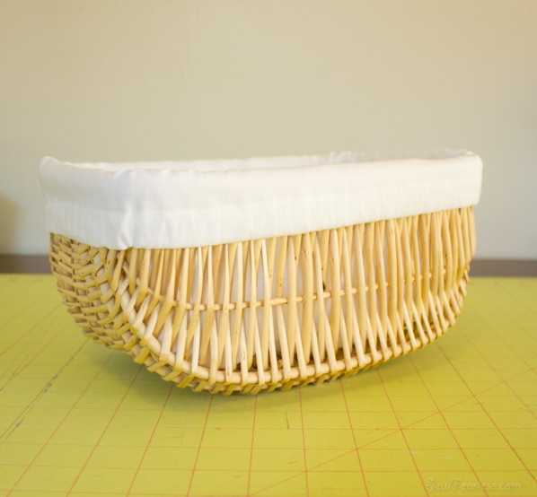 How To Line A Wicker Basket with Plastic?