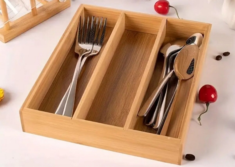 How To Clean Bamboo Cutlery Tray?