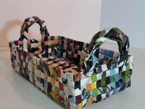 Square Magazine Weave Basket