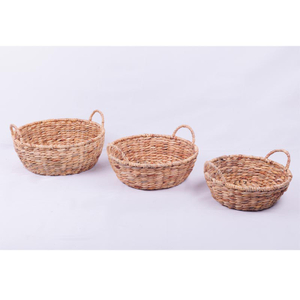 Water Hyacinth Basket with Handle