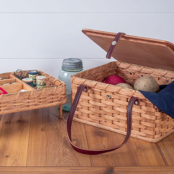 Vintage Wooden Basket