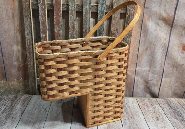 amish handmade large 9 inch stair step basket_2