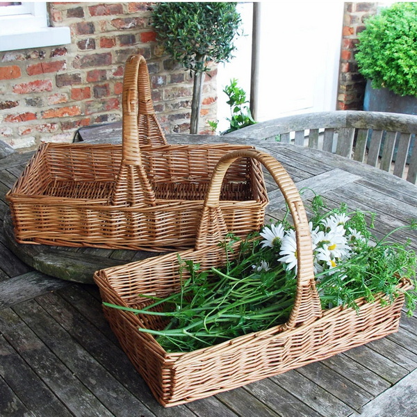 How Can A Handmade Trug Basket Enhance Your Garden Or Kitchen Organization