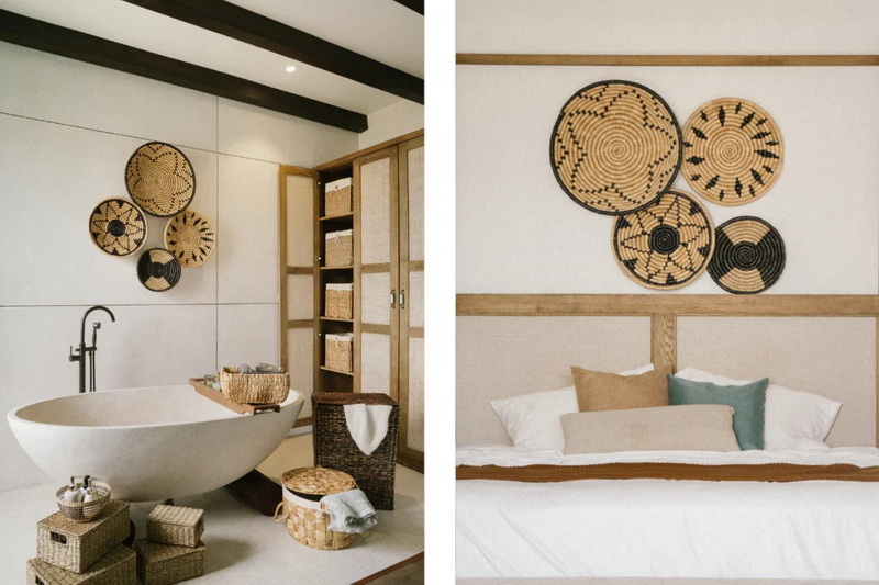 Handmade Flat Woven Wall Baskets Vs. Machine-Made: Quality And Craftsmanship Compared