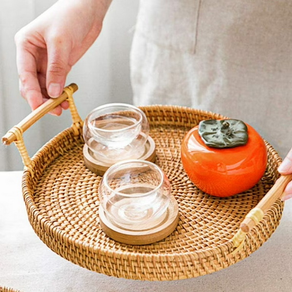 Handcrafted Woven Tray Basket Manufacturers Germany