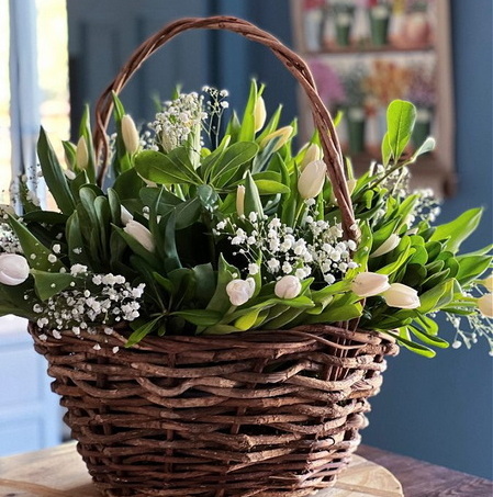 How To Plant Flowers in A Wicker Basket?