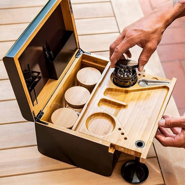 how to use premium bamboo rolling tray_5