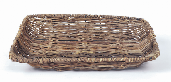 Bamboo woven basket