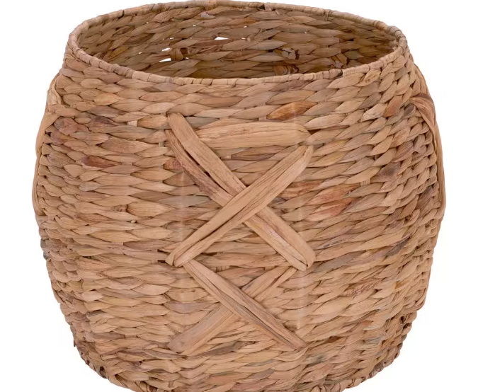 Natural Fiber Round Basket