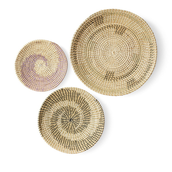 Round Woven Storage Baskets for Home