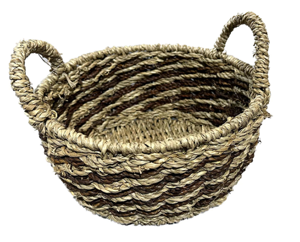 Seagrass woven basket