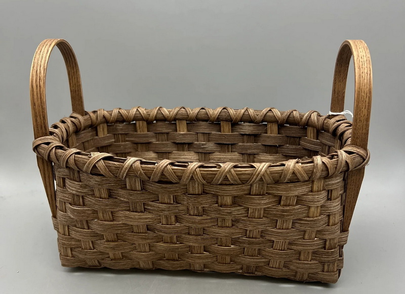 What Materials Does Nancy Kochli Use for Her Handmade Baskets