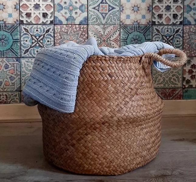 Reed Laundry Basket