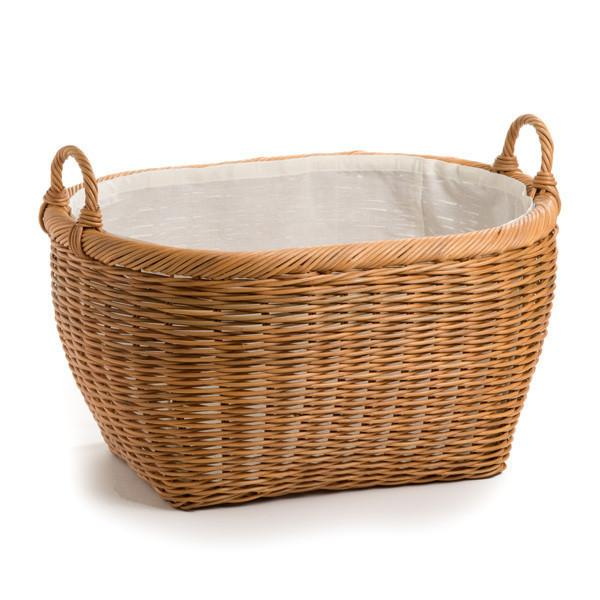 How To Line An Oval Wicker Basket?
