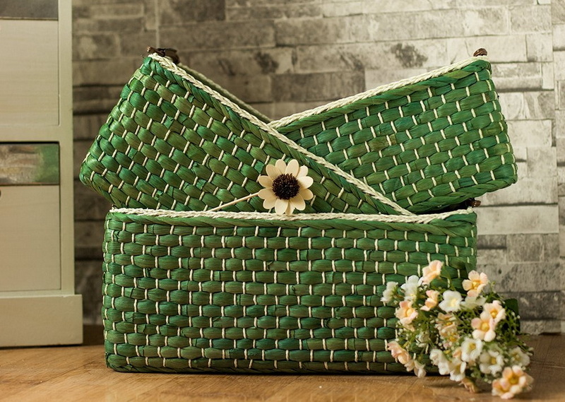 Is The Woven Handmade Maize Storage Basket Suitable for Storing Food Or Other Goods?