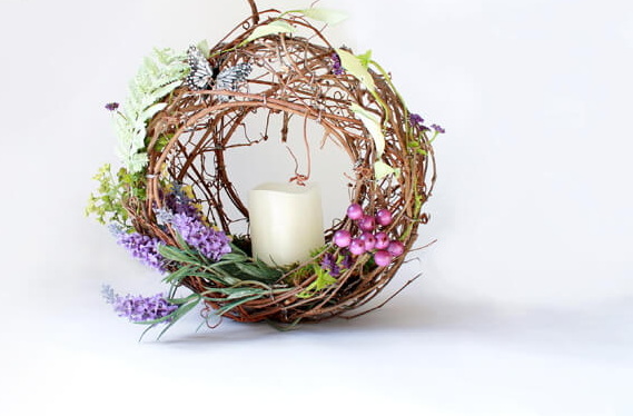 How To Weave A Bottom in A Wreath for Basket?