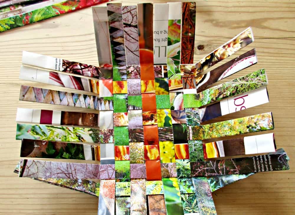 How To Make A Woven Basket Out of Paper?
