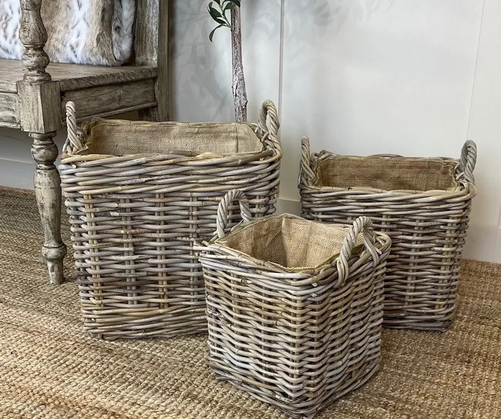 How To Make Square Wicker Baskets
