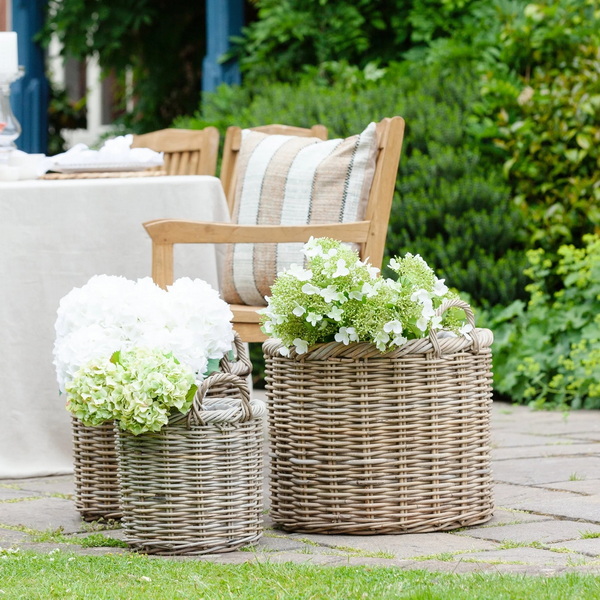 How To Use Wicker Basket As A Planter?